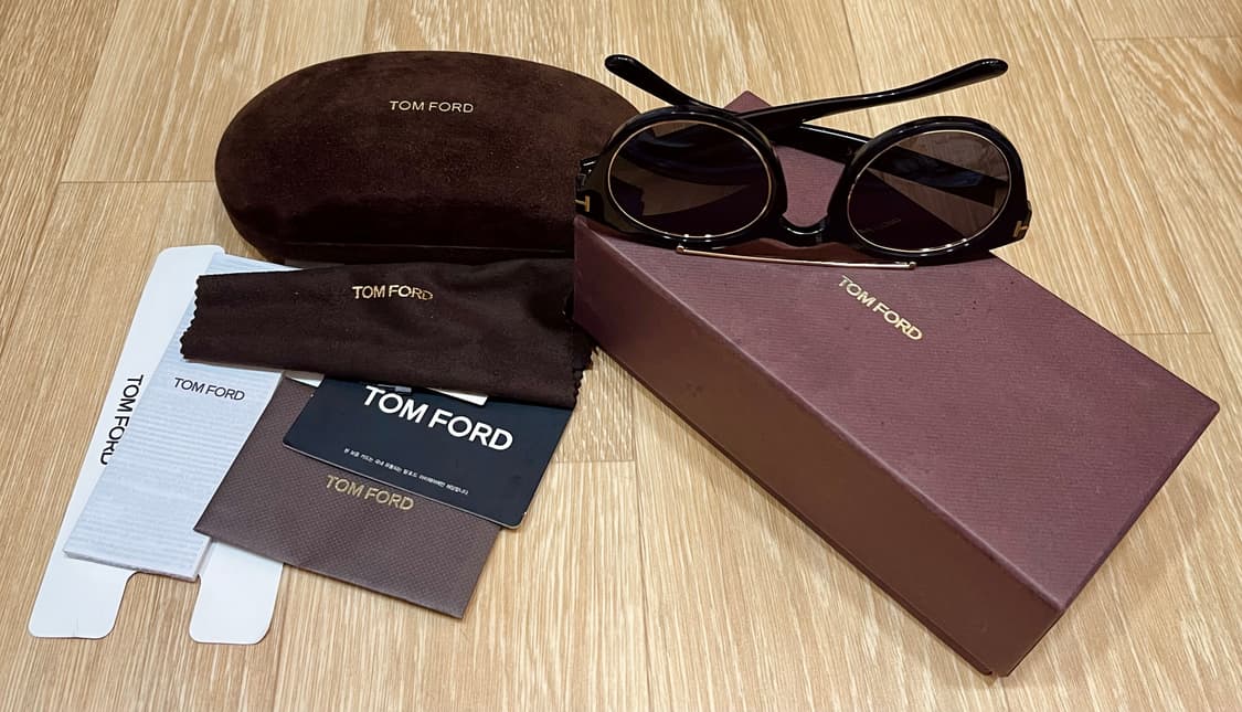 새상품 TOM FORD 톰포드 TF9357 라운드 골드 바 선글라스 상품이미지8