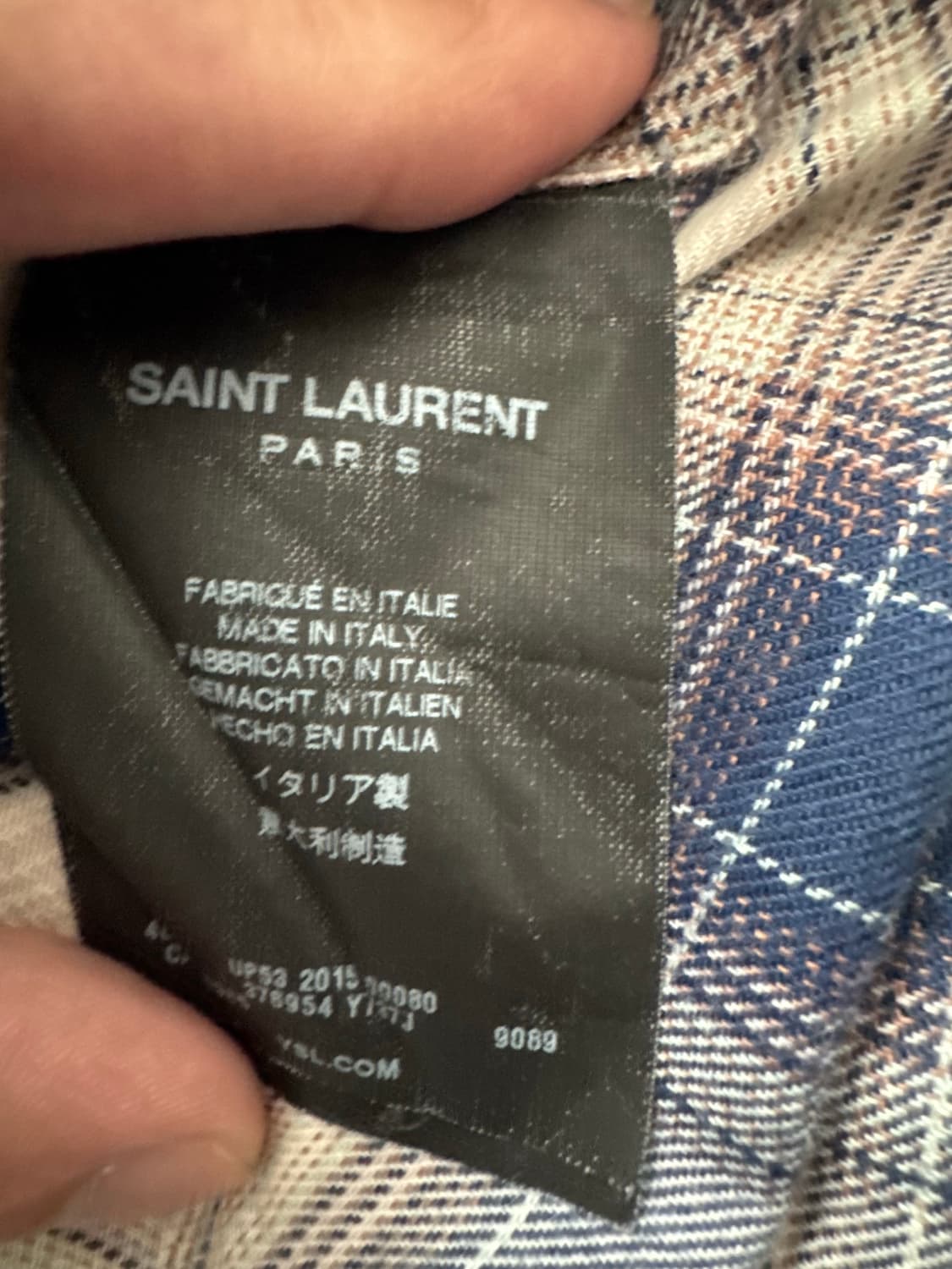 생로랑 에디슬리먼 15시즌 명작셔츠 M 상품이미지4