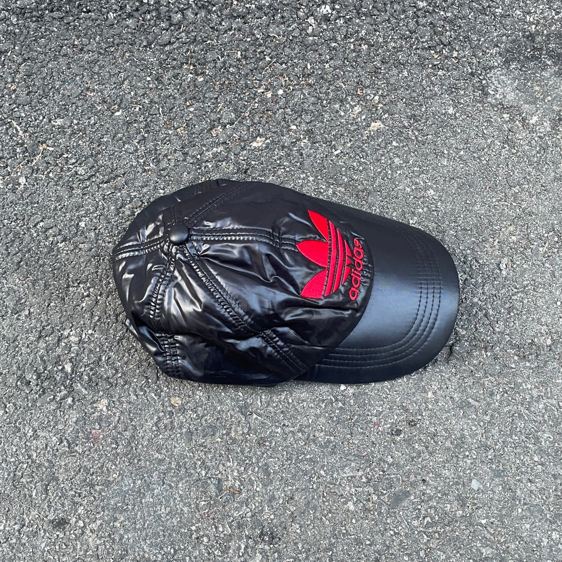 90s 아디다스 데상트 유광 빅로고 볼캡 올드스쿨 모자 OS 상품이미지3