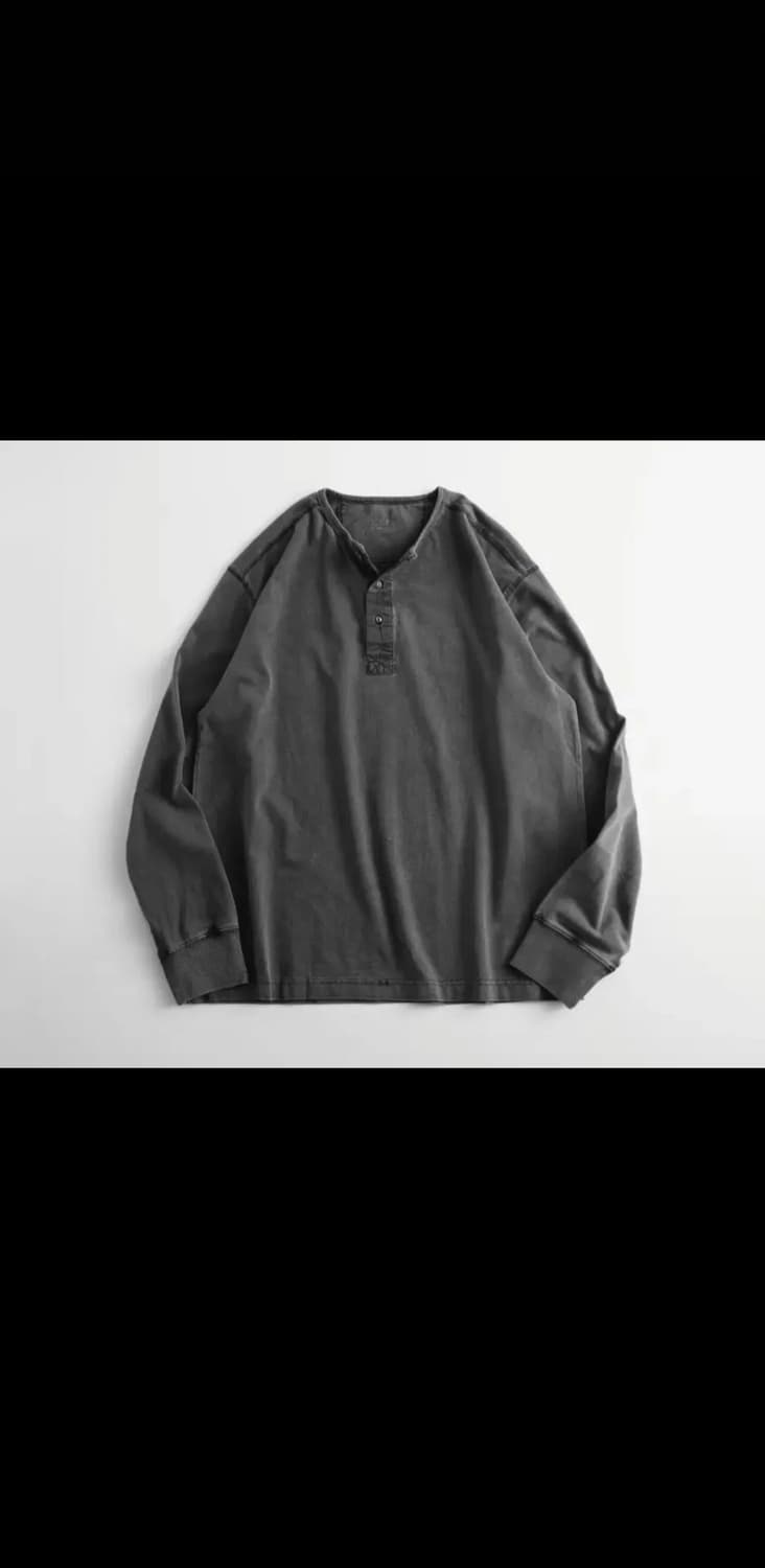 비헤비어 헨리넥 긴팔 티셔츠 3 상품이미지1