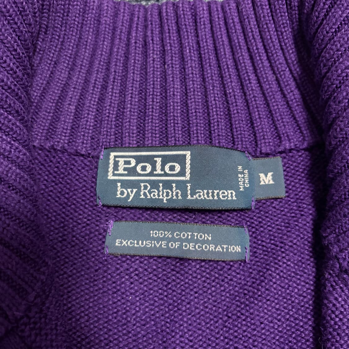 폴로 랄프로렌 반집업 니트 상품이미지5
