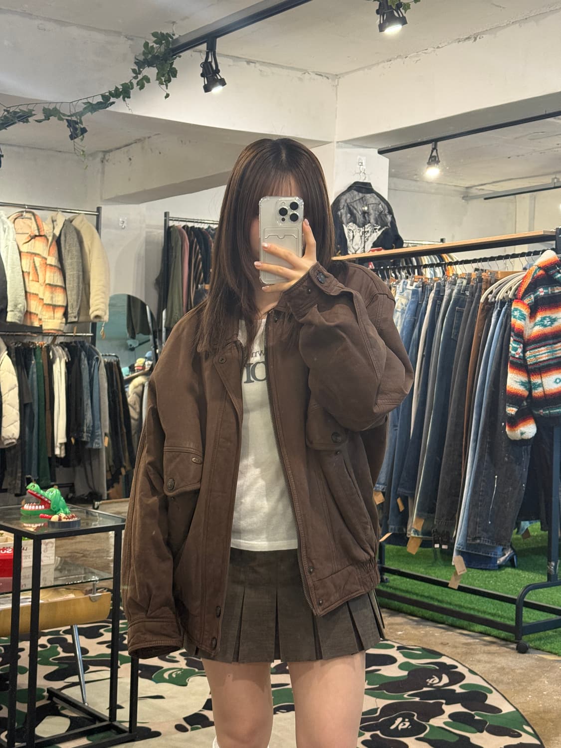 빈티지 가죽(우피/누박) 자켓 상품이미지3