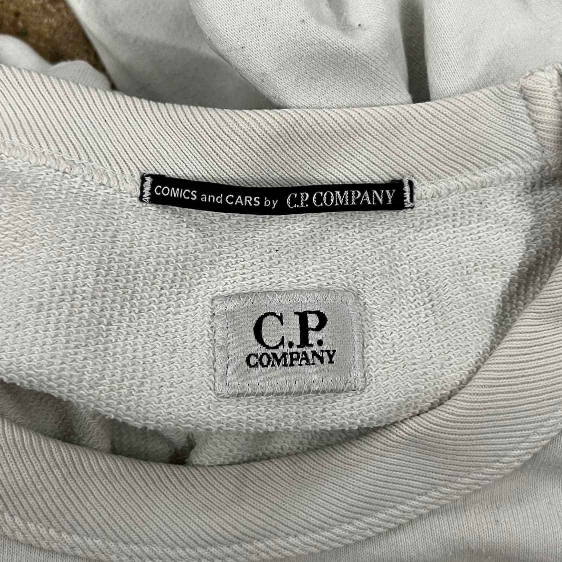 [정품/XL] CP컴퍼니 화이트 캐릭터 맨투맨 b18 상품이미지5