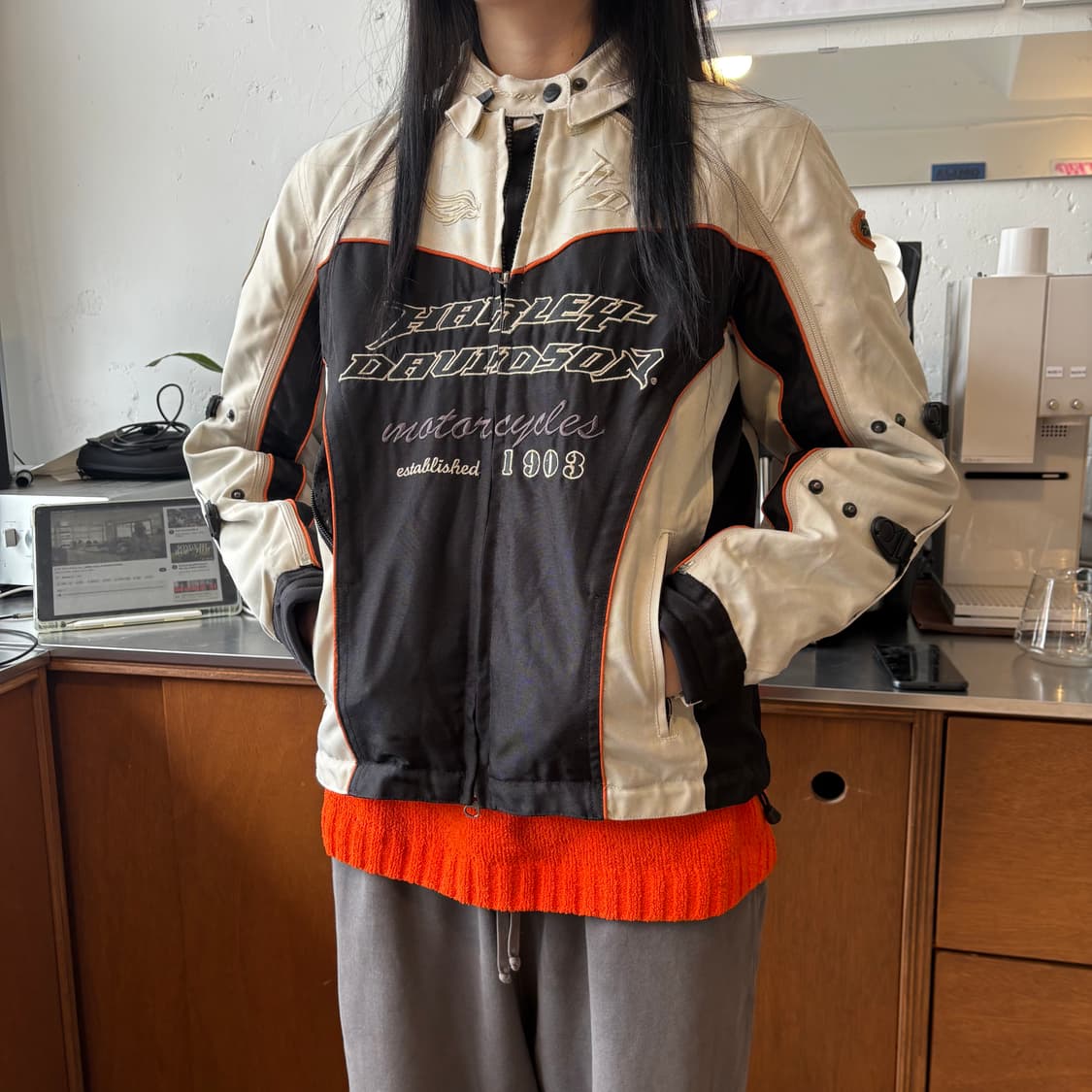 할리데이비슨 메쉬 모터사이클 자켓(내피 외피 분리가능) 상품이미지1