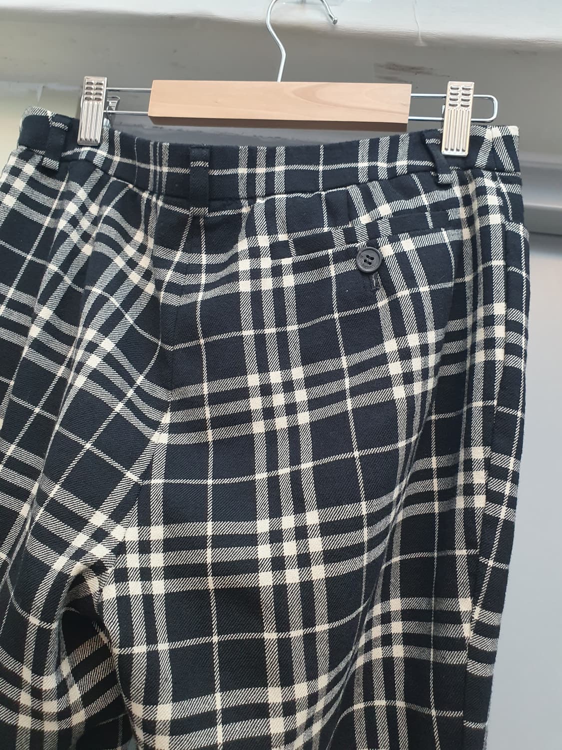 버버리 노바체크 울 팬츠 29 상품이미지5