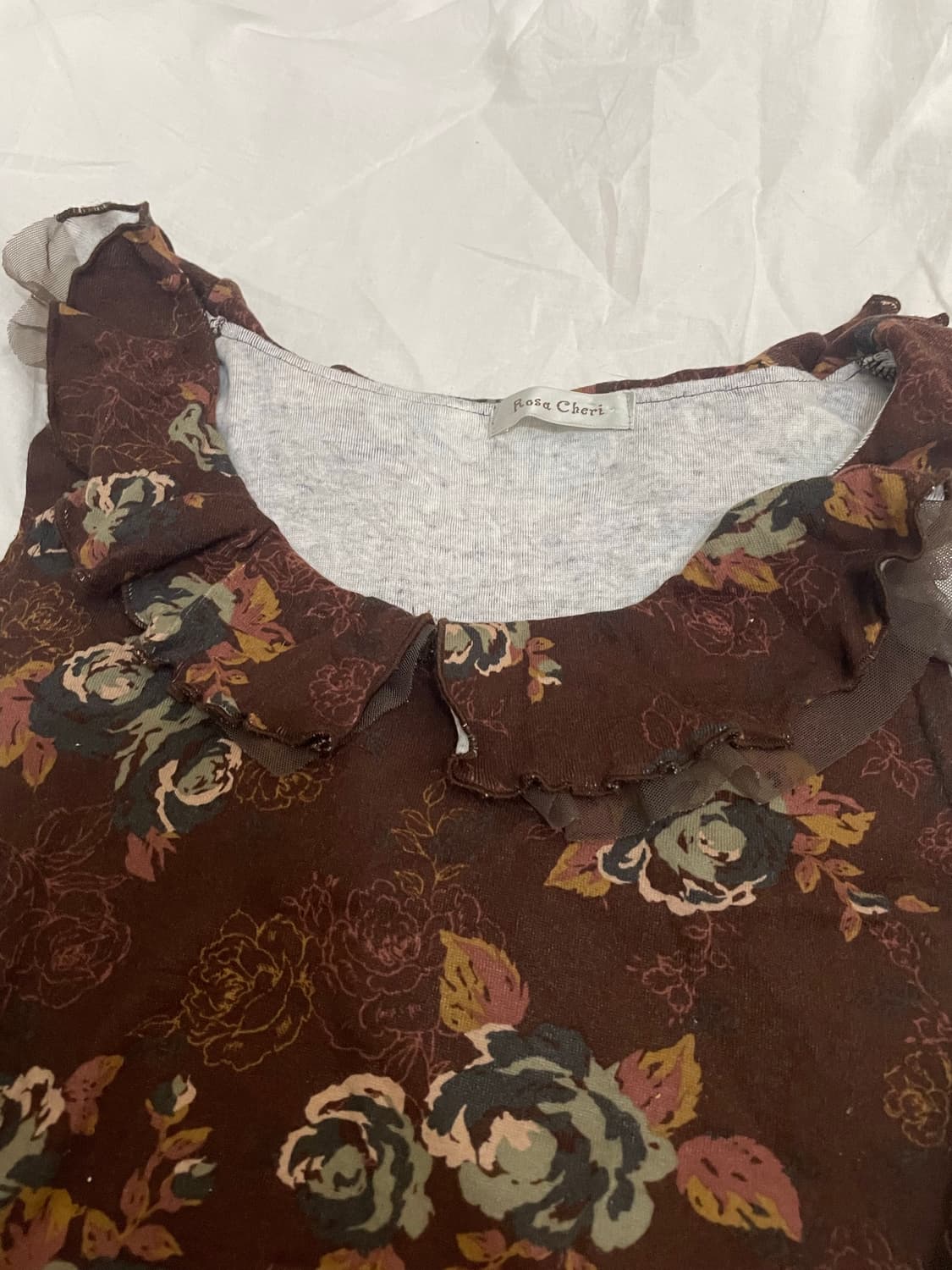 보헤미안 플라워 슬리브리스  상품이미지2