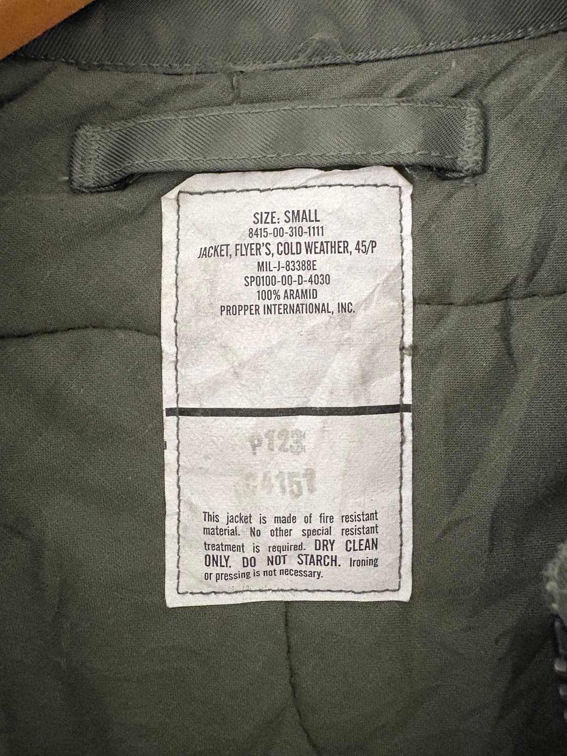 00’s USAF cwu-45/p Flight Jacket.  Felix 상품이미지5
