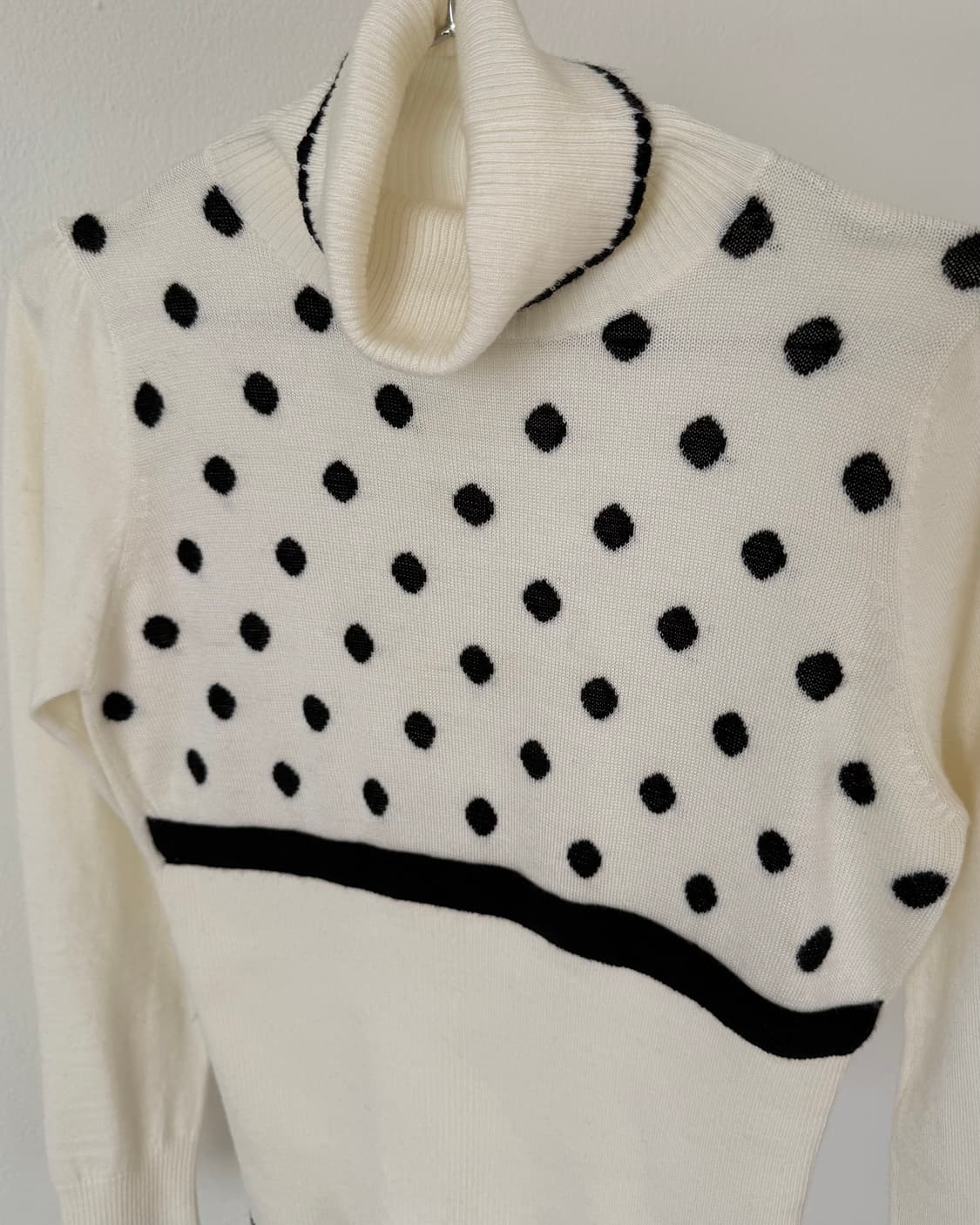 빈티지 도트 폴라티 상품이미지2