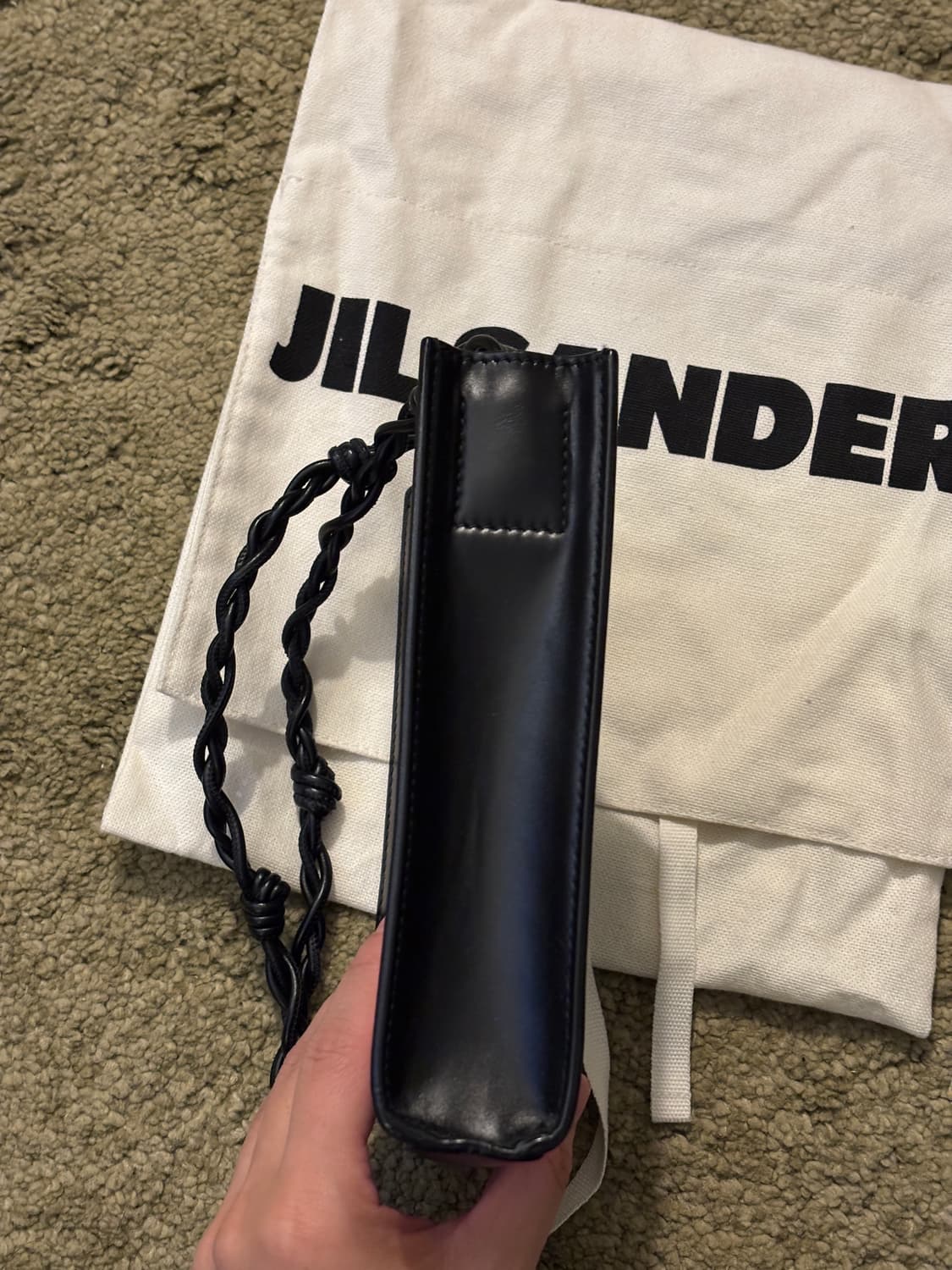 질샌더 JIL SANDER 탱글백 Small (실버 로고) 상품이미지5