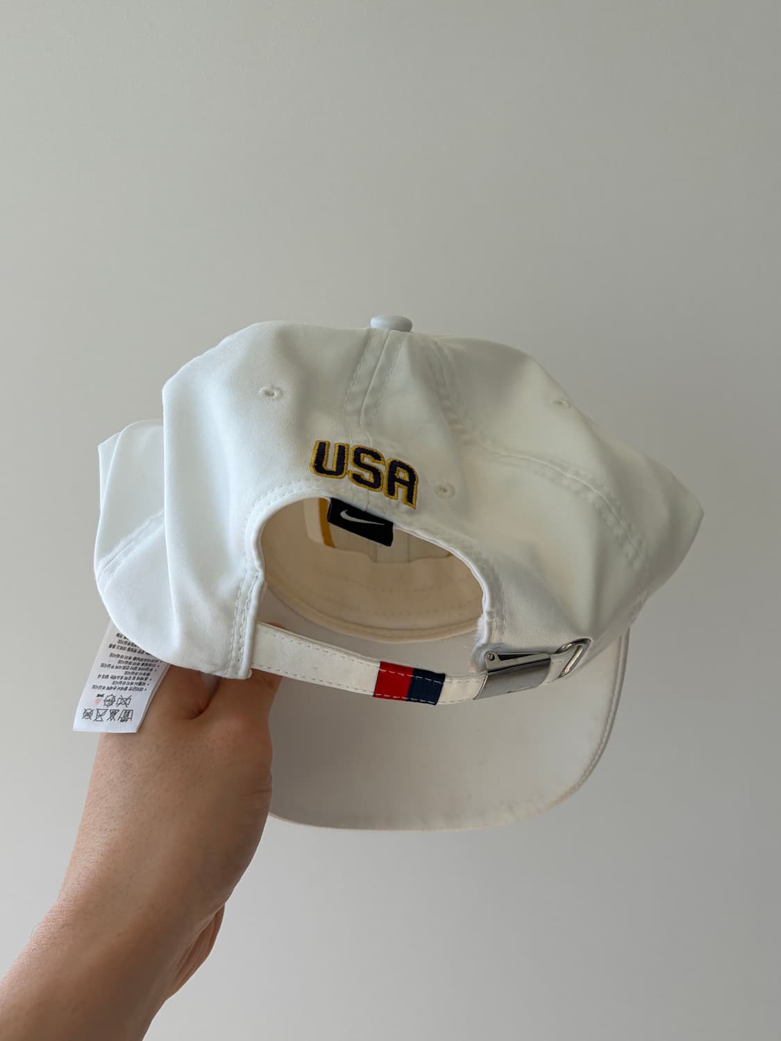 00s 올드 나이키 USA 국가대표 화이트 볼캡  상품이미지4