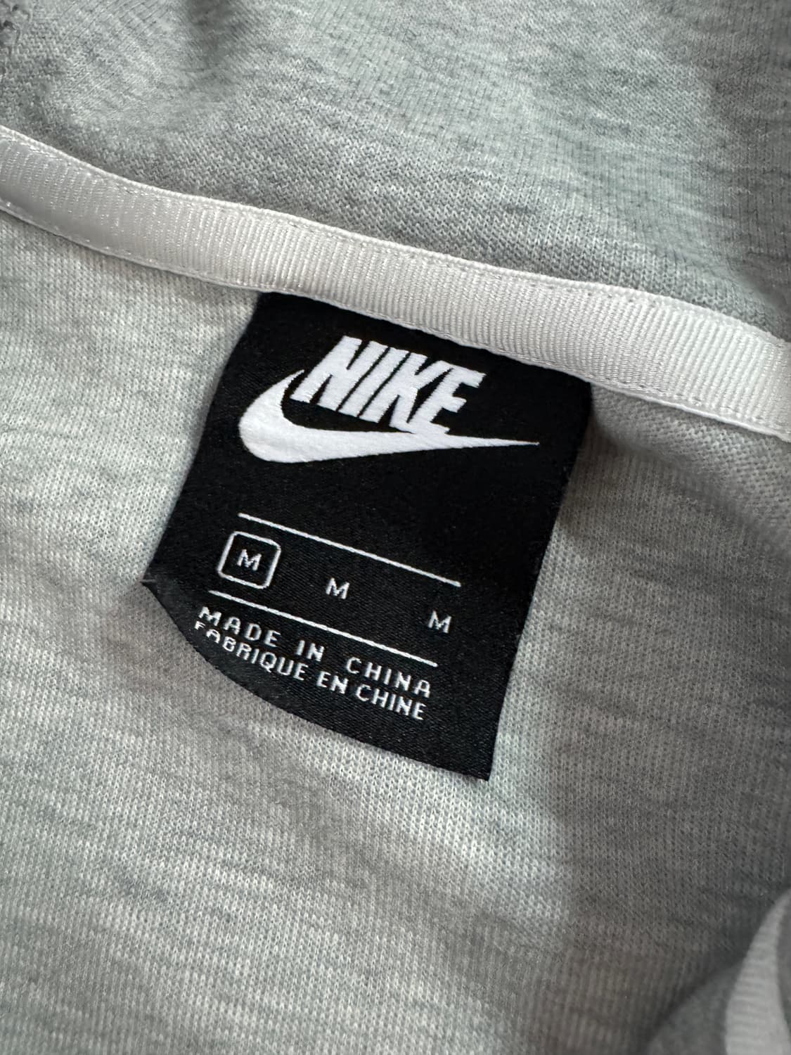 여성 나이키 테크플리스 그레이 후드집업 M 상품이미지3