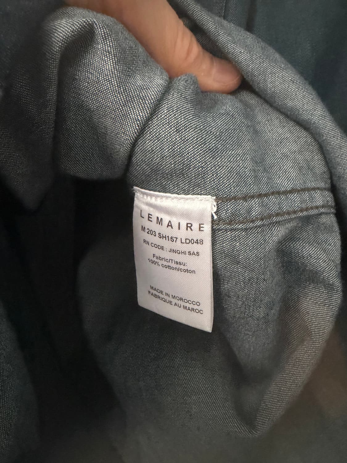 르메르 데님 웨스턴 셔츠 52 상품이미지5