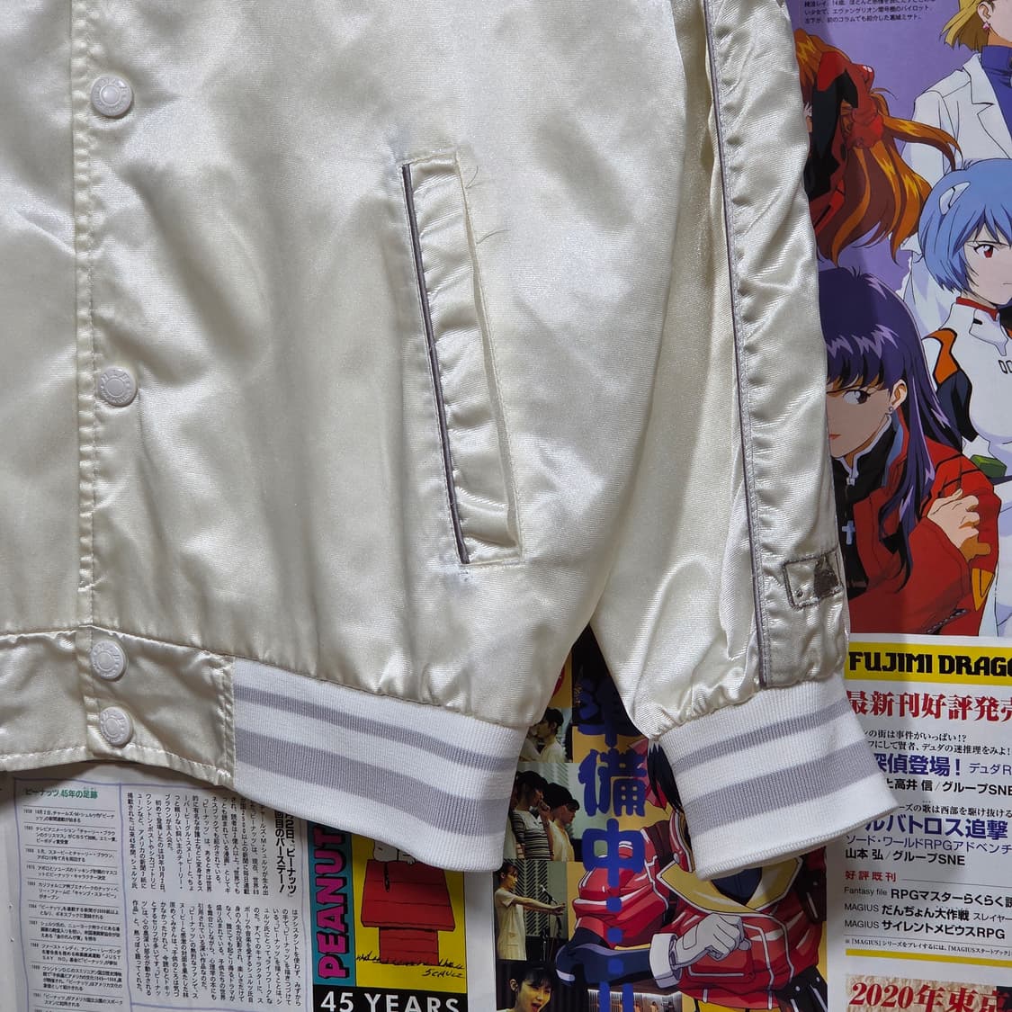 엠엘비 시카고 아이보리 바시티 자켓 상품이미지4