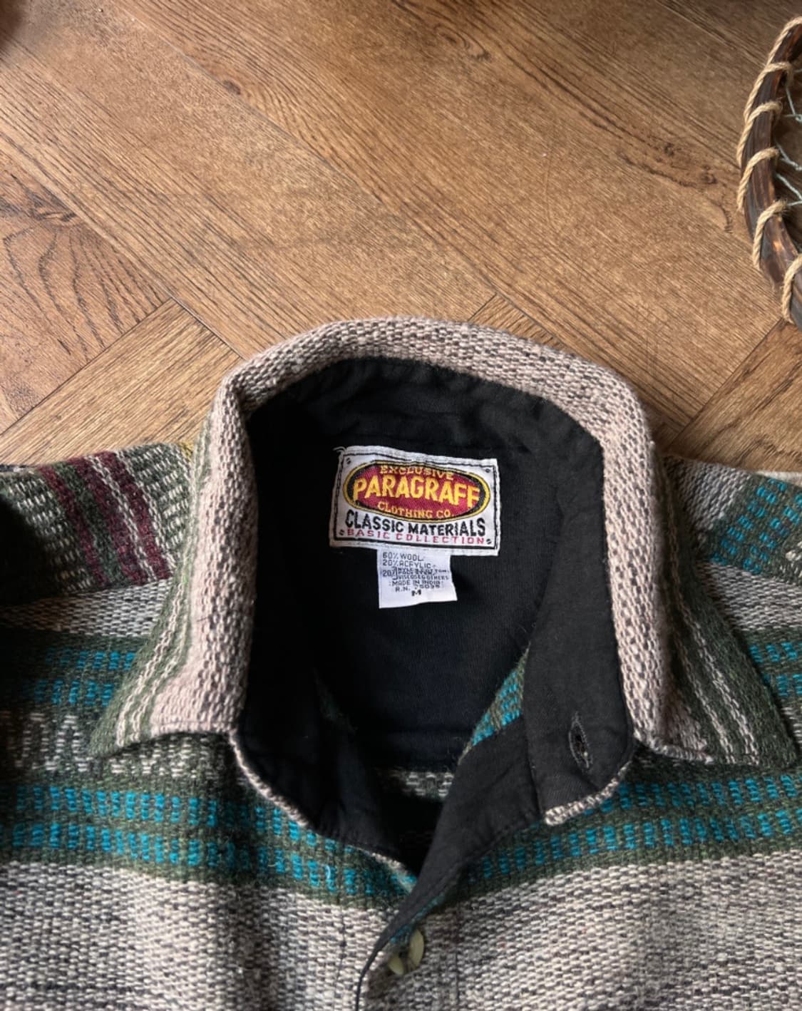 90’s paragraff 빈티지 나바호 부클 셔츠 상품이미지2