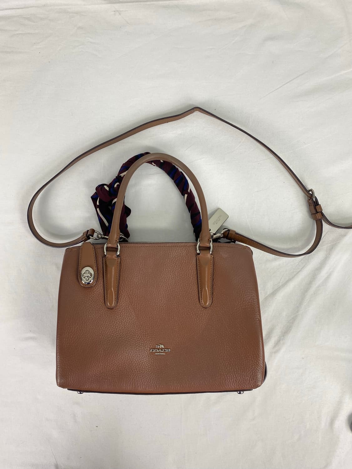 코치 브루클린 캐리올 28 레더 토트백 크로스백 <91> 상품이미지1