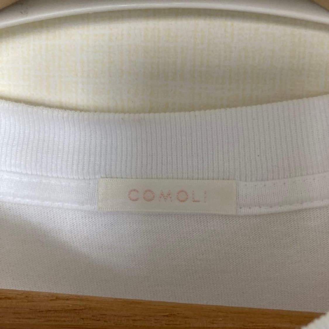 코모리 / 크루넥 긴팔티셔츠 화이트 / 2 상품이미지3