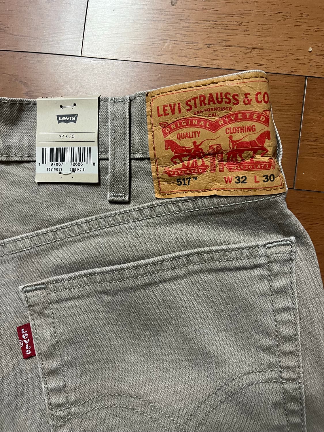 리바이스 517 부츠컷 진 32x30 새제품 상품이미지3