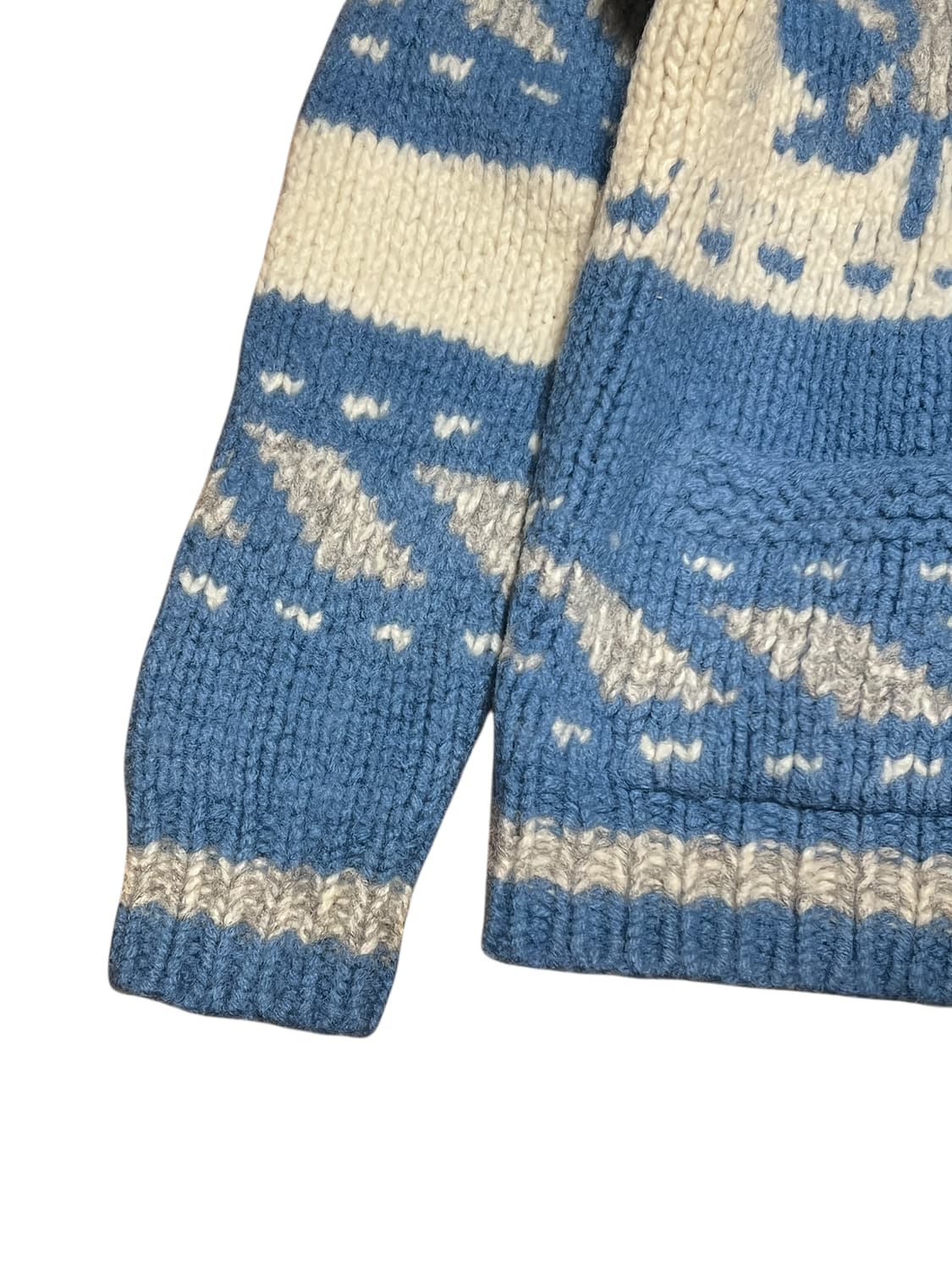 캐나다 메이플 코위찬 숄카라 니트 가디건 상품이미지3