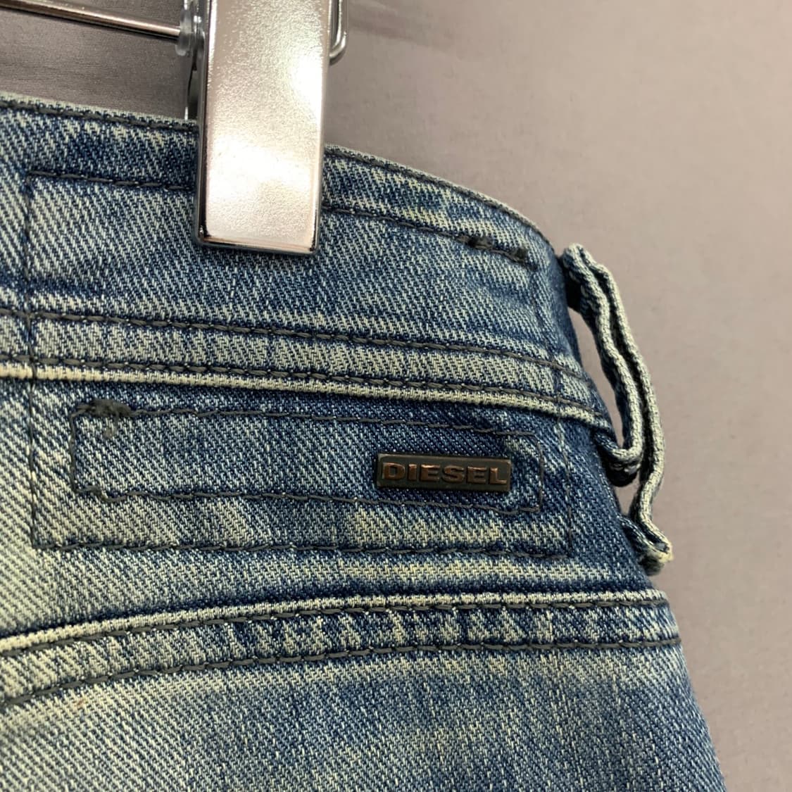 31인치 디젤 tepphar 슬림 케롯핏 데미지 스판 데님 청바지 상품이미지4
