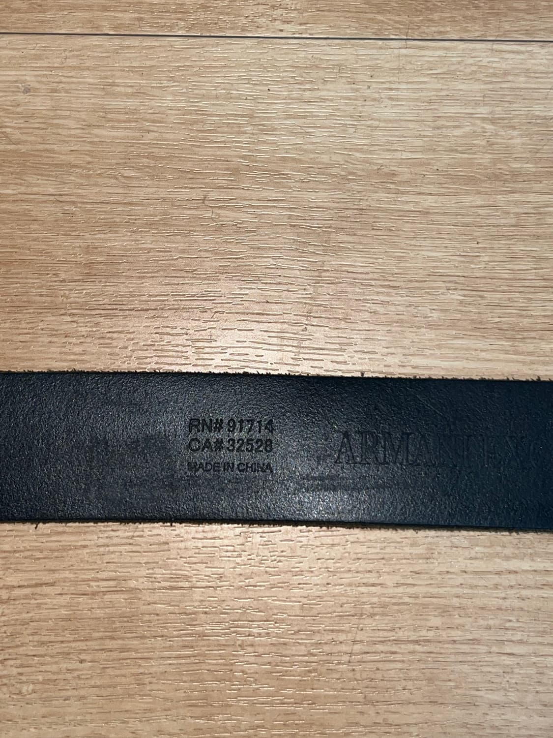 Armani Exchange Vintage logo belt 상품이미지3