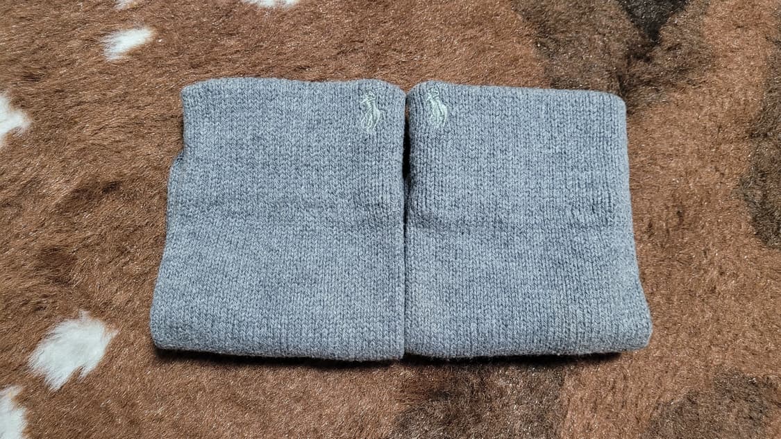 폴로 랄프로렌 남성용 회색 모 장갑 상품이미지4