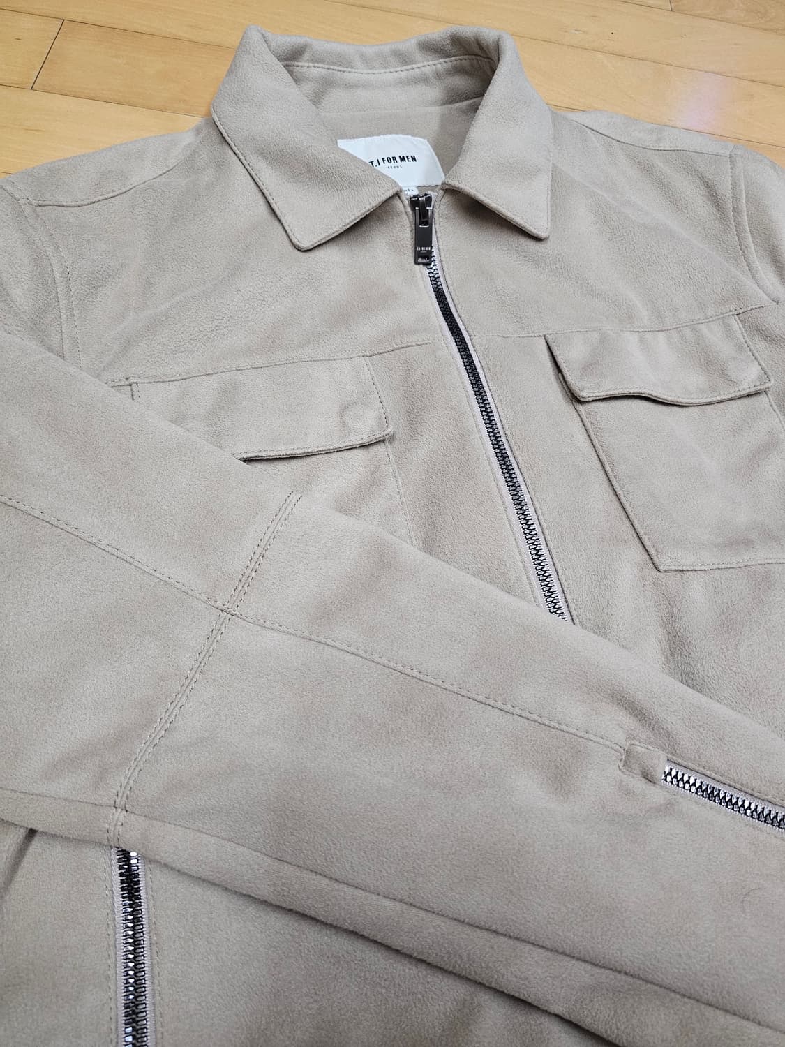 티아이포맨 스웨이드 트러커 자켓 105커스텀멜로우 시스템 타임 솔리드 상품이미지9