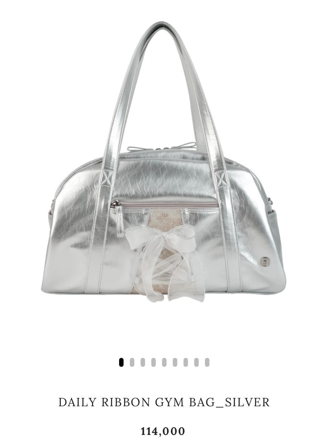 오부니 가방 데일리 리본 짐백 실버백 숄더백 ovuni 상품이미지6