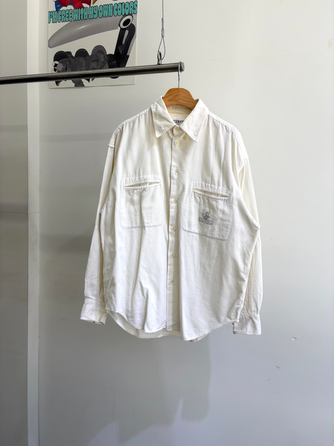 빈티지 ICEBERG (Made in Italy) 코듀로이셔츠 상품이미지1