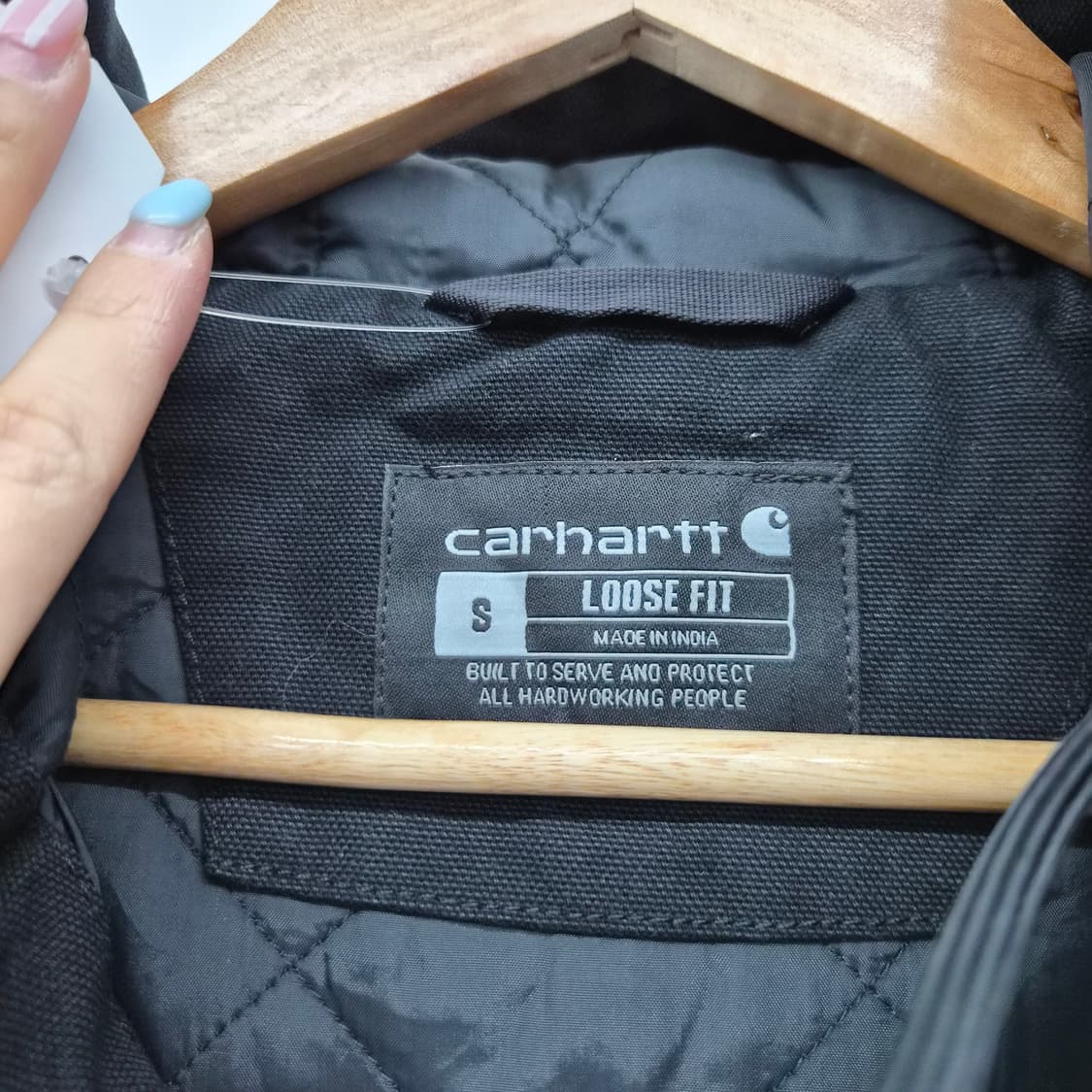 칼하트 블랙 액티브 자켓 남녀공용 S 상품이미지3