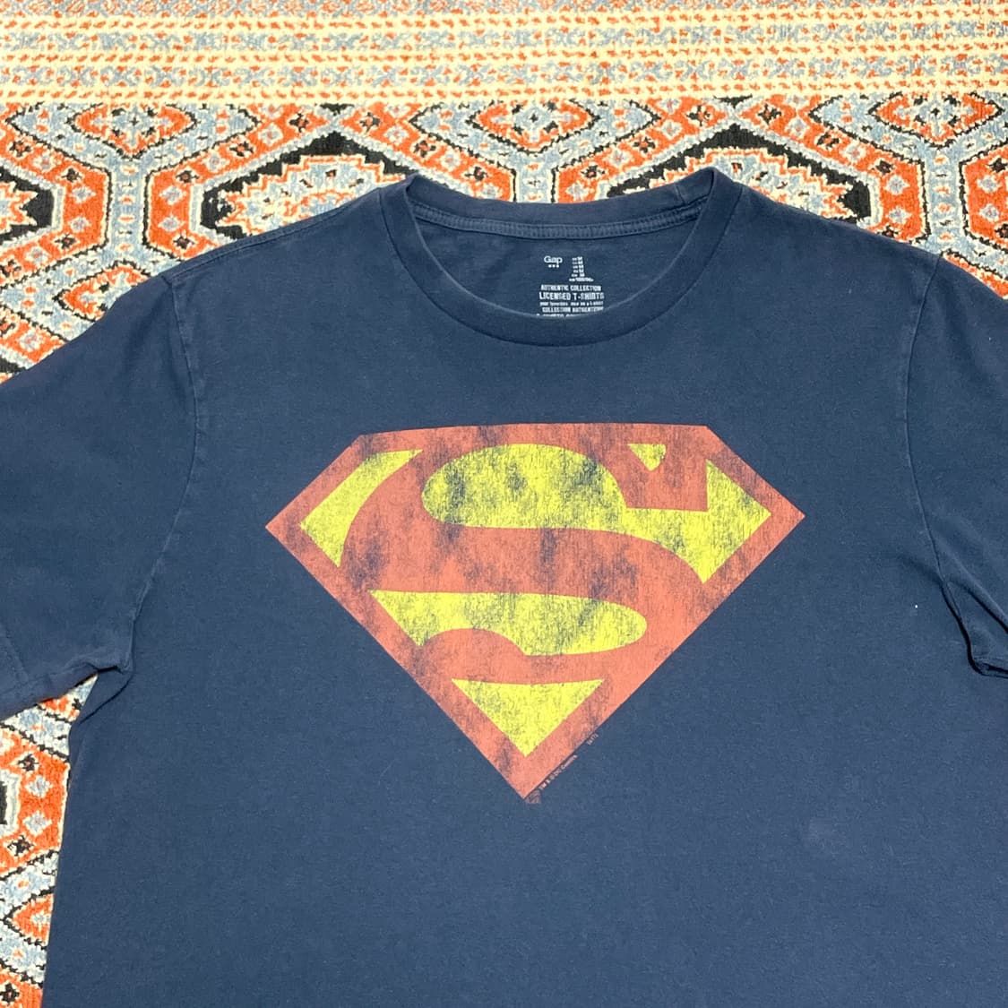 갭 슈퍼맨 네이비 반팔티셔츠 남성M 상품이미지2