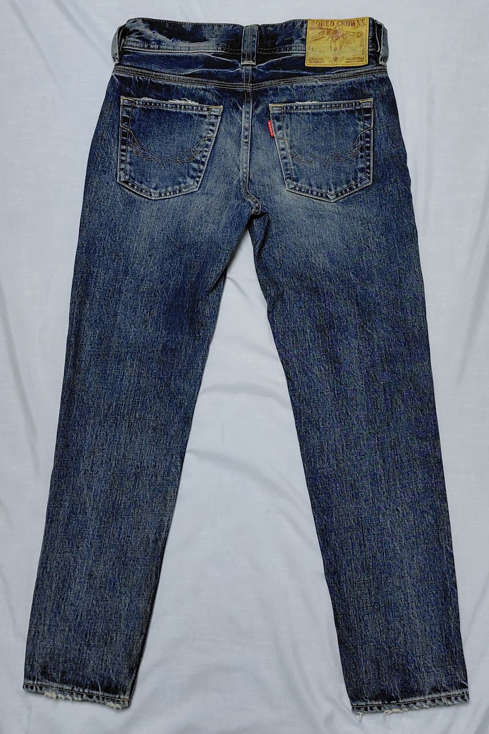 [Selvedge/26] Rodeo Crowns 헤비 데미지 셀비지 데님 상품이미지6