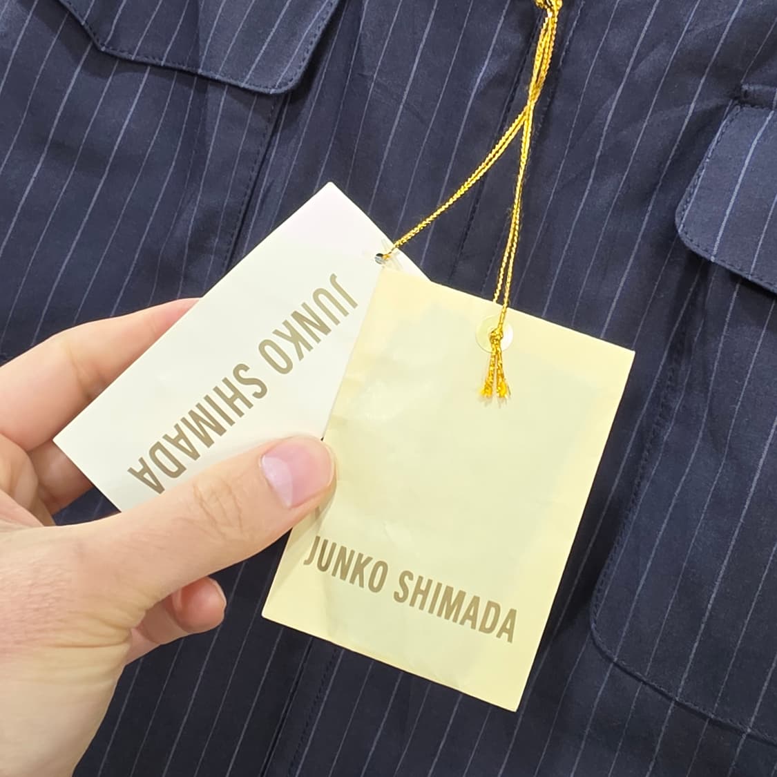 준코시마다 스트라이프 스커트- 우먼9 상품이미지3