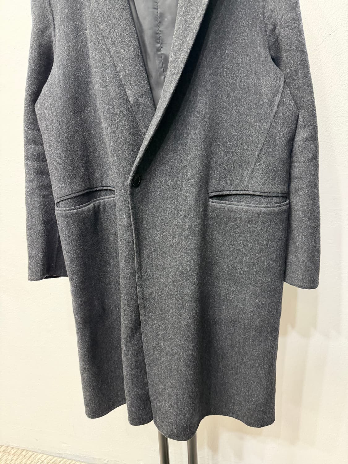 정품) 타임옴므 한섬 간절기용 코트 95 상품이미지3