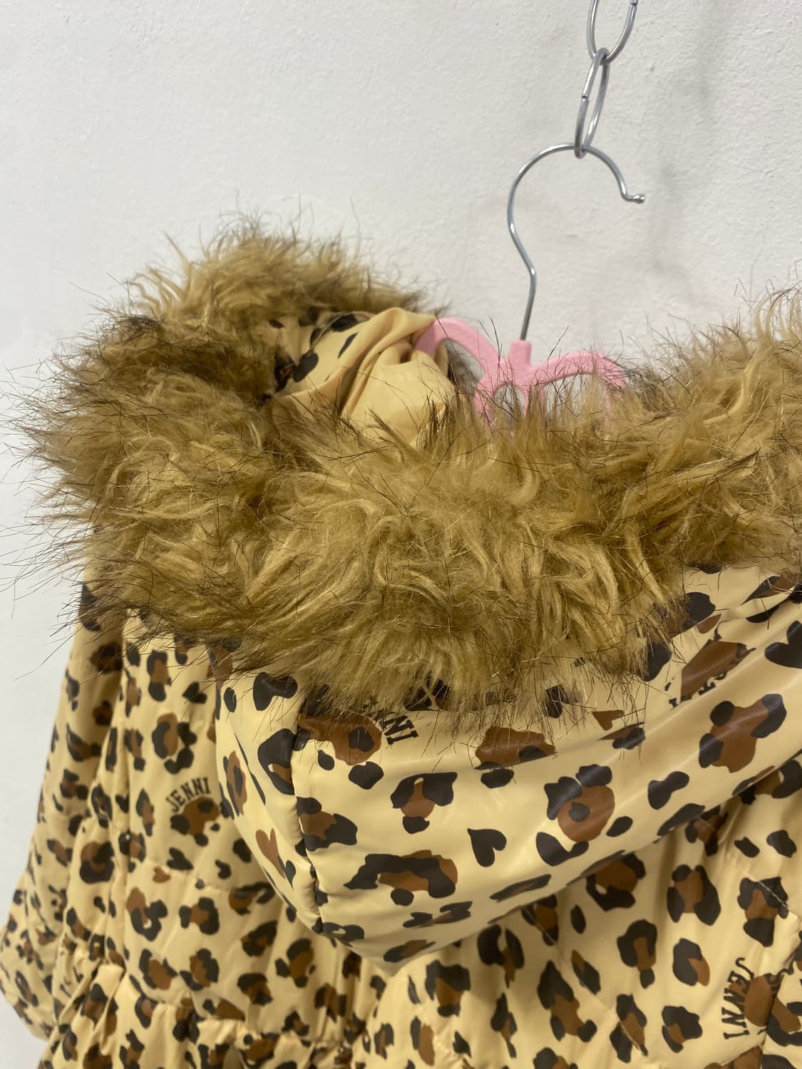 [JENNI] 갸루 레오파드 호피 울프죠 패딩 자켓 상품이미지7