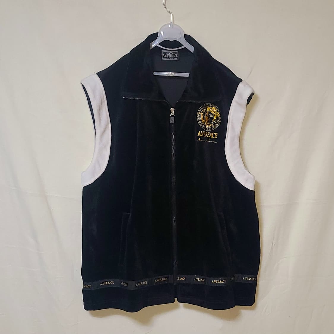 [기획상품] 알프레도 베르사체 90s 금장 빅로고 벨벳 트랙탑+베스트 상품이미지9