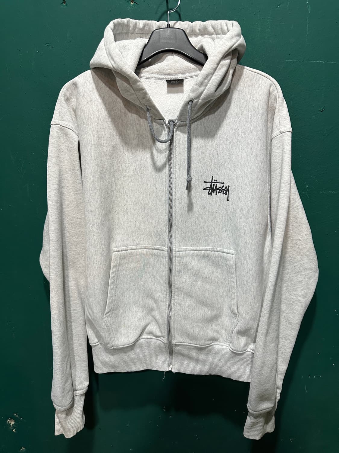 스투시 후드집업.그레이 100사이즈 상품이미지1