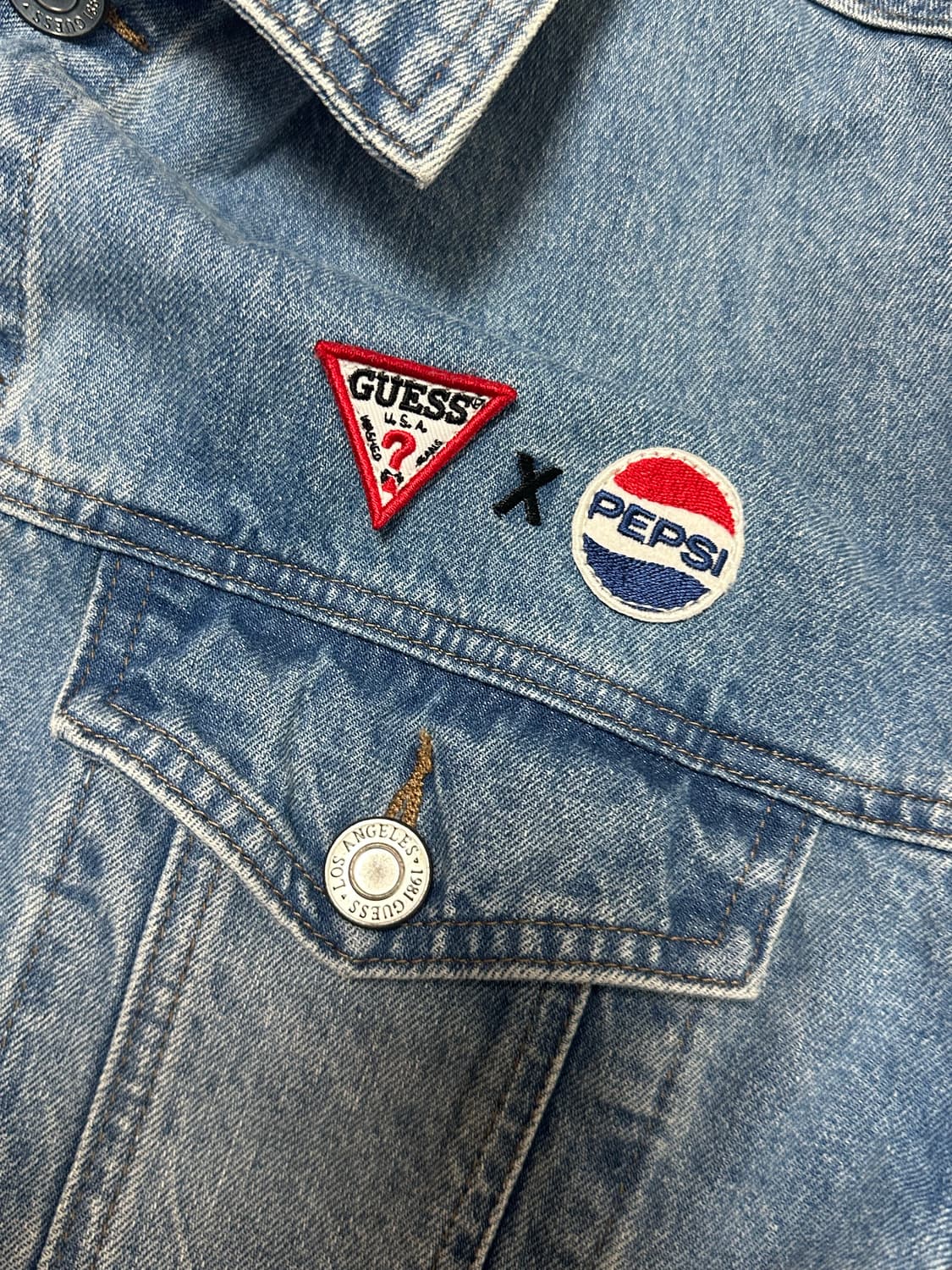 게스x펩시 데님자켓 상품이미지3