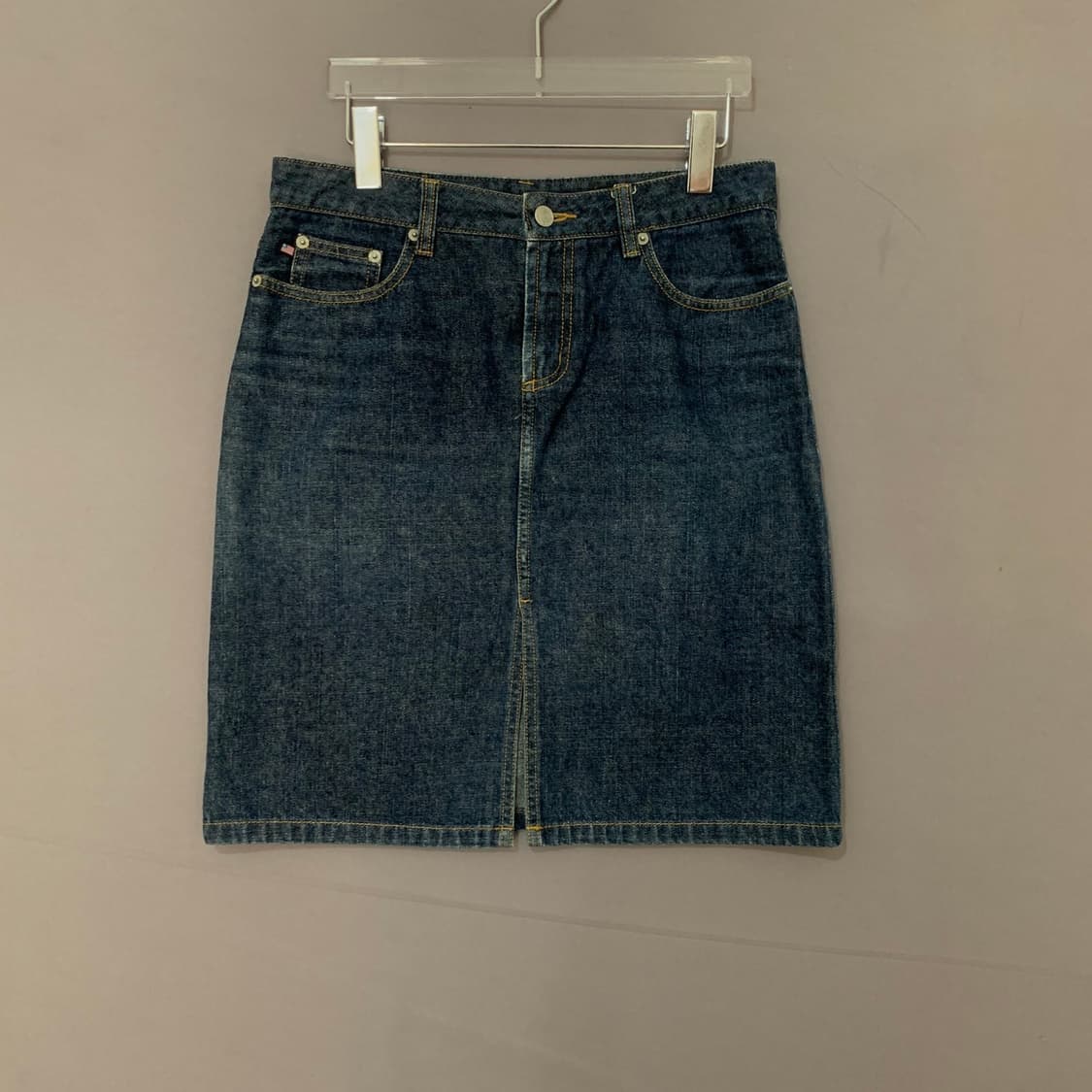 27인치 폴로랄프로렌 진스 앞트임 데님 스커트 청치마 상품이미지1