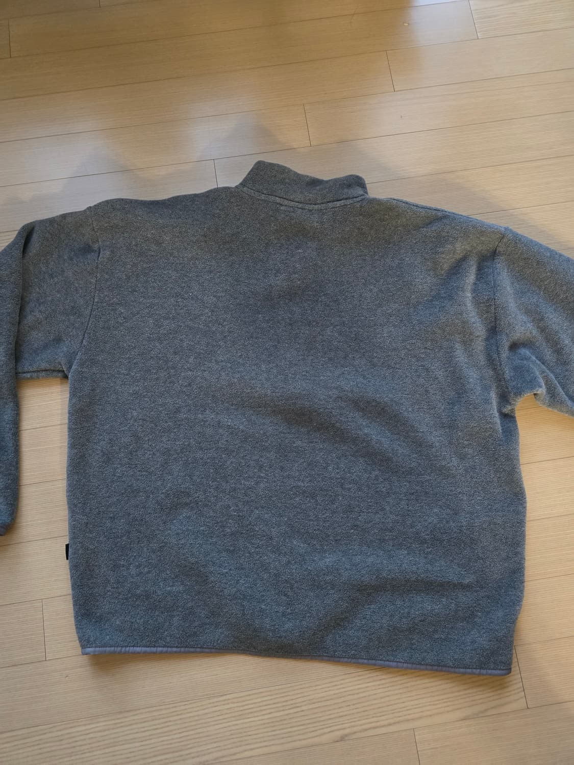 VACID half zip fleece 하프집업 울 플리스 그레이 M 상품이미지5