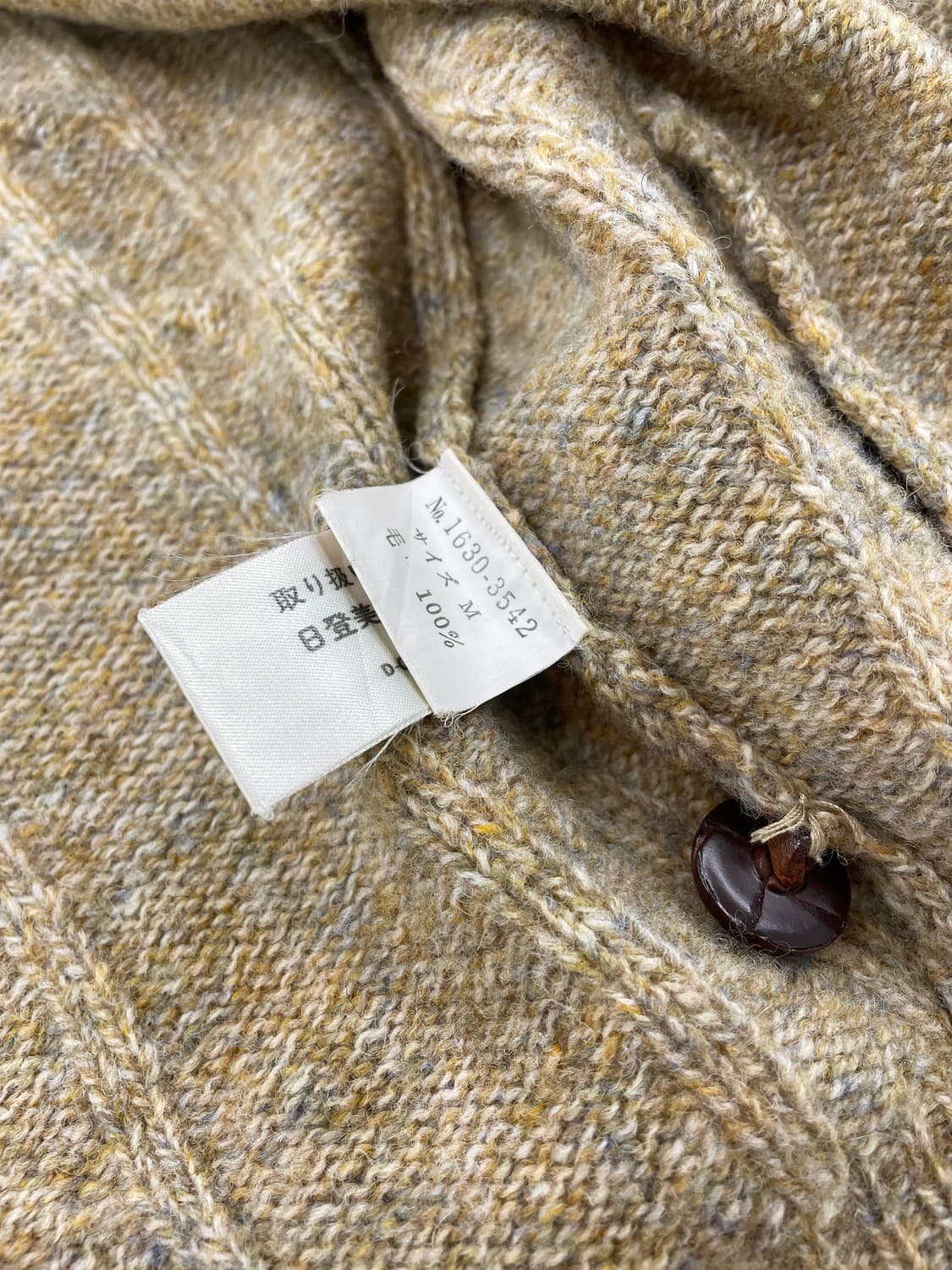 90s 빈티지 챕스 랄프 로렌 케이블 니트 울 베스트 상품이미지7