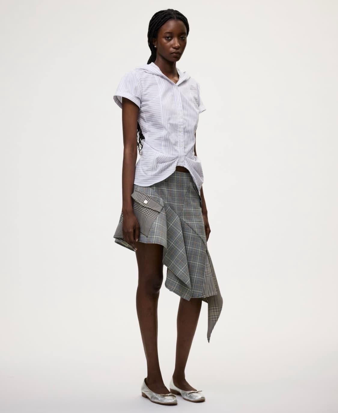 [34] RAVE REVIEW • MIRABELLE 스트라이프 후드 셔츠 상품이미지3