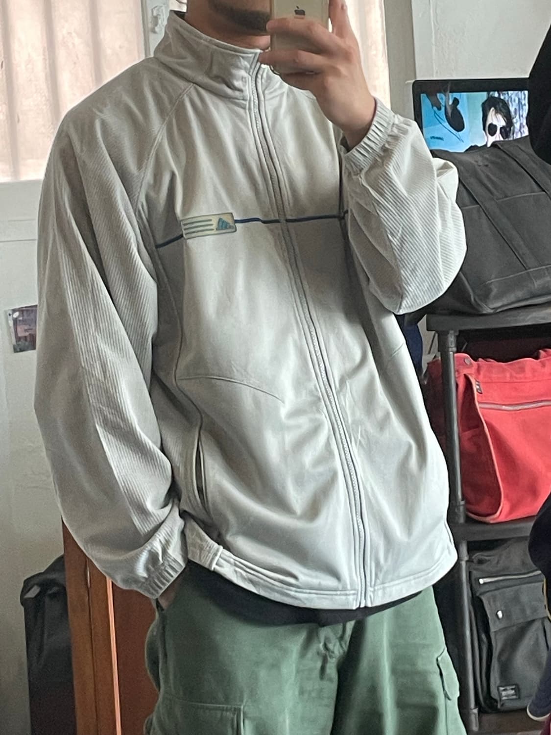 아디다스 코듀로이 트랙자켓 M (실측L~XL) 상품이미지8