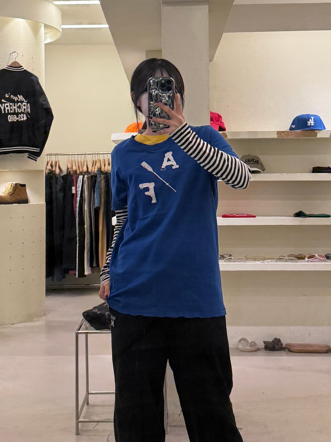 아베크롬비 로고 디스트로이드 반팔 티셔츠 U1422 상품이미지1