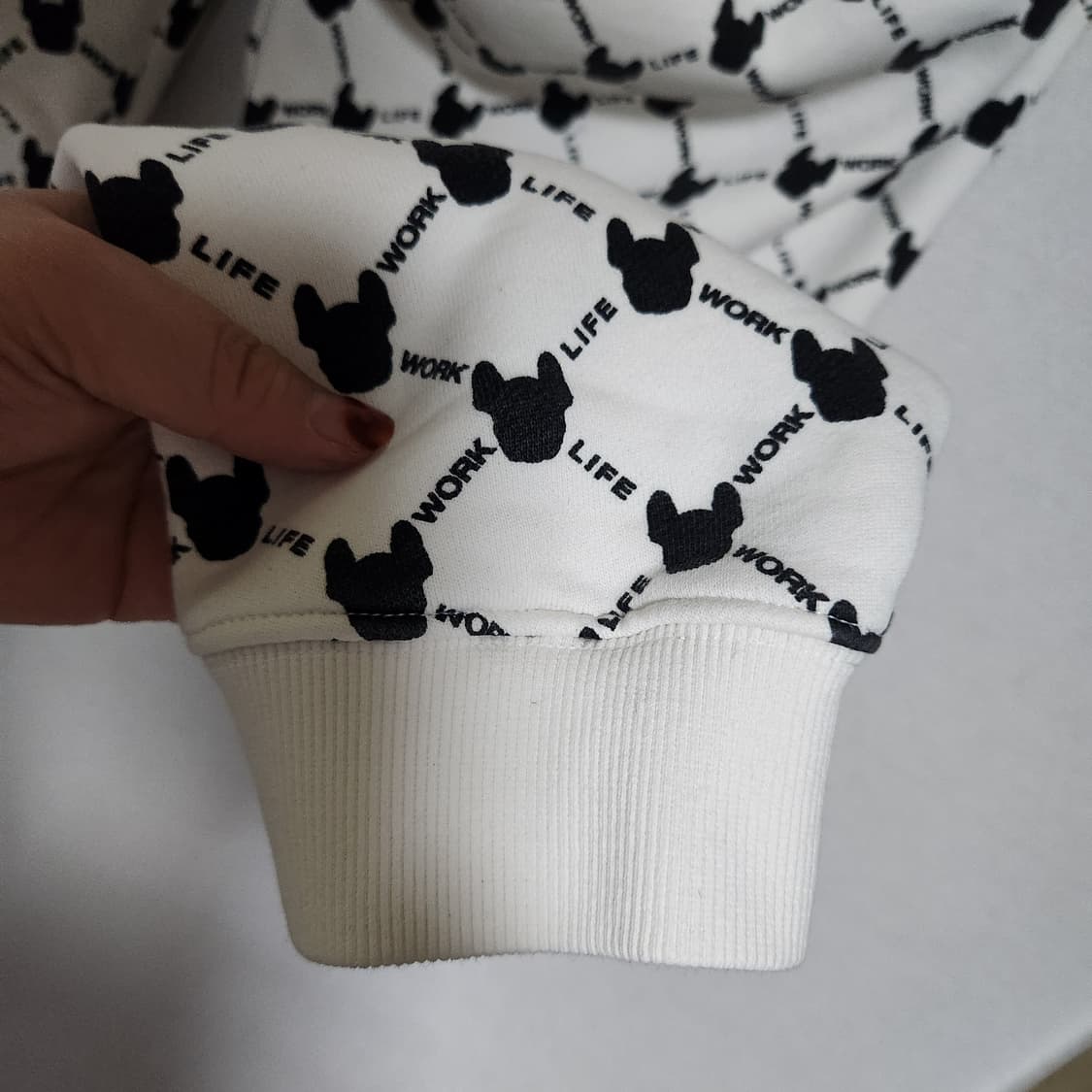 라이프워크 모노그램 기모 조거 팬츠 여81 상품이미지5