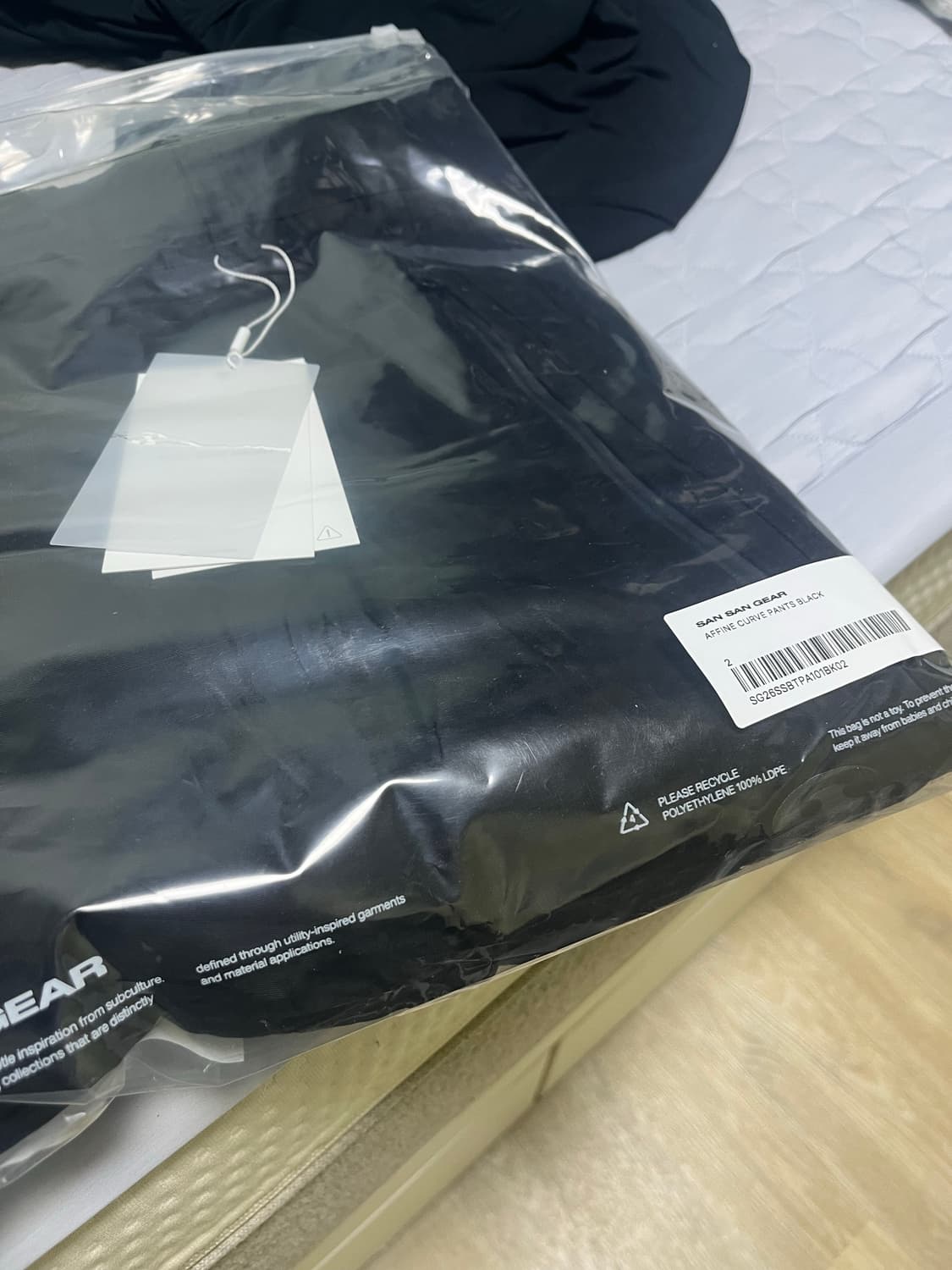 산산기어 어파인 커브 팬츠 2사이즈 상품이미지1