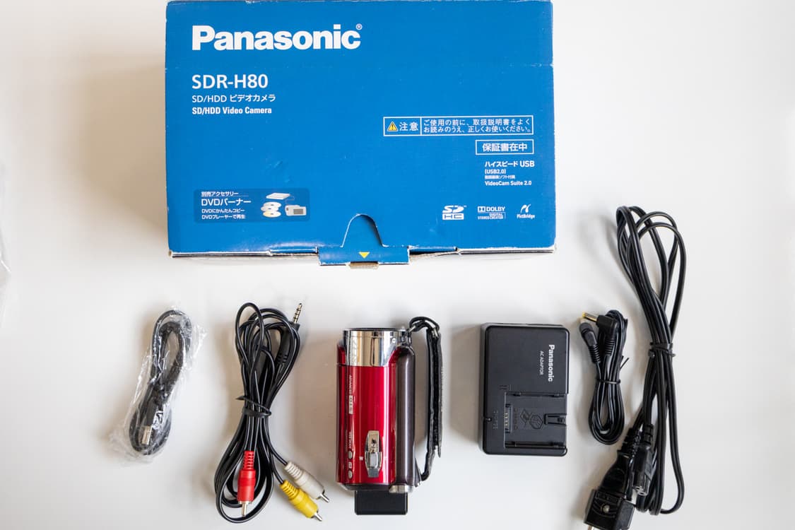 Panasonic SDR-H80-R / 빈티지 디지털 캠코더 상품이미지9