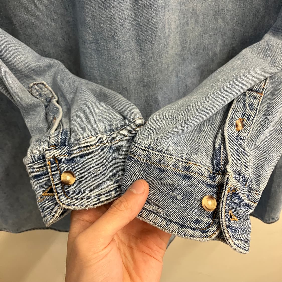 N26 90s 디즈니 미키마우스 데님 청셔츠 상품이미지8