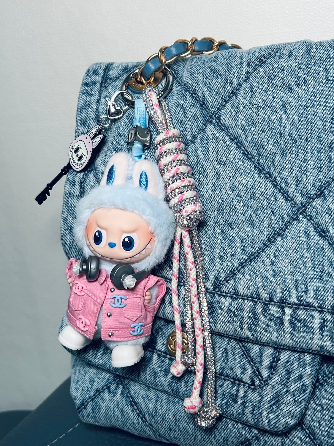 🐰미니라부부 내 마음속 비밀번호”D”커스텀키링 상품이미지3