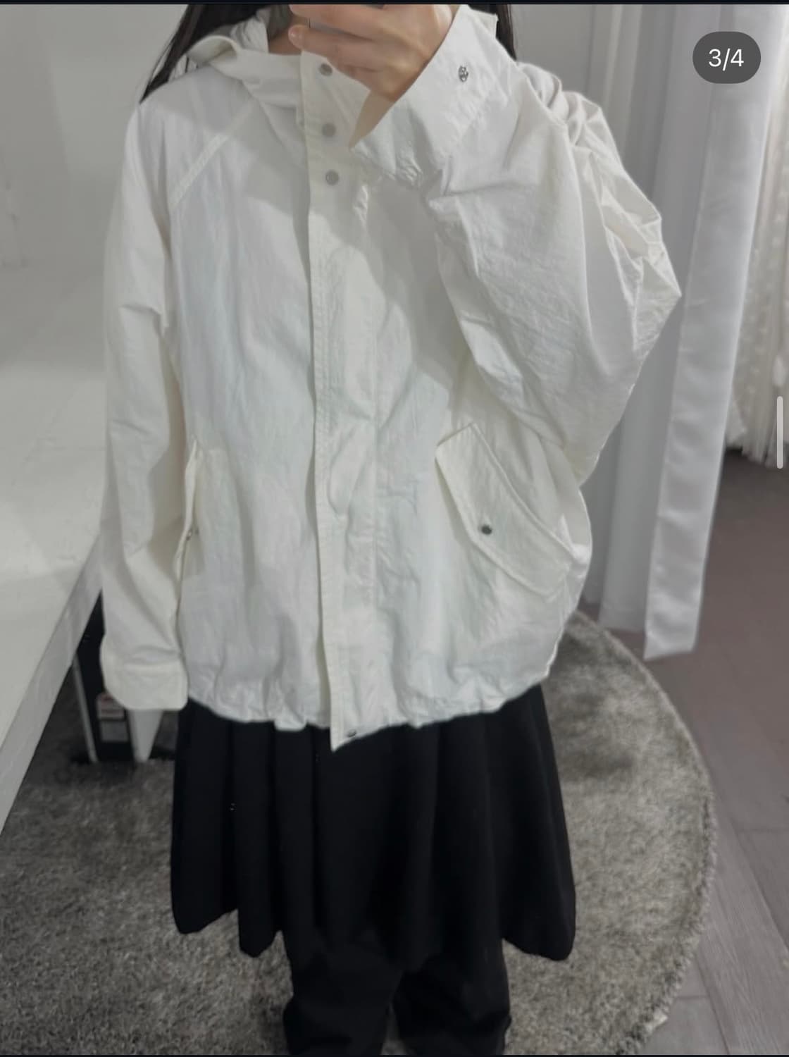 white hood jacket 상품이미지3