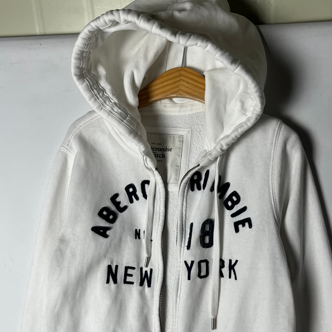 [A&F] 아버크롬비 뉴욕 레터링 후드집업 상품이미지2